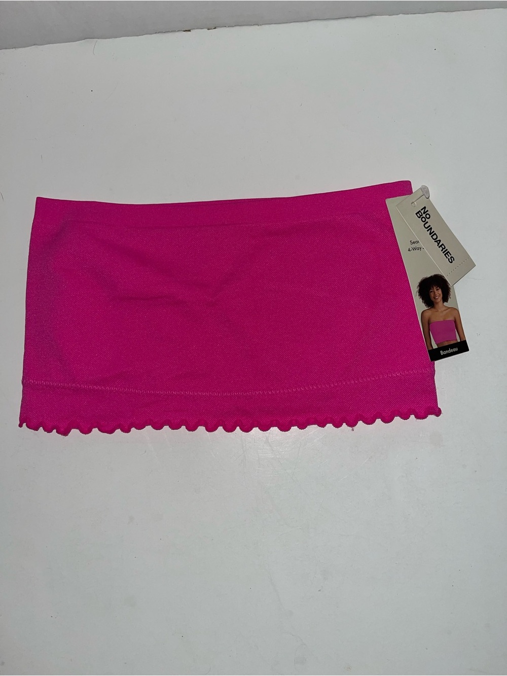 No Boundaries Lettuce Edge Bandeau Size XS